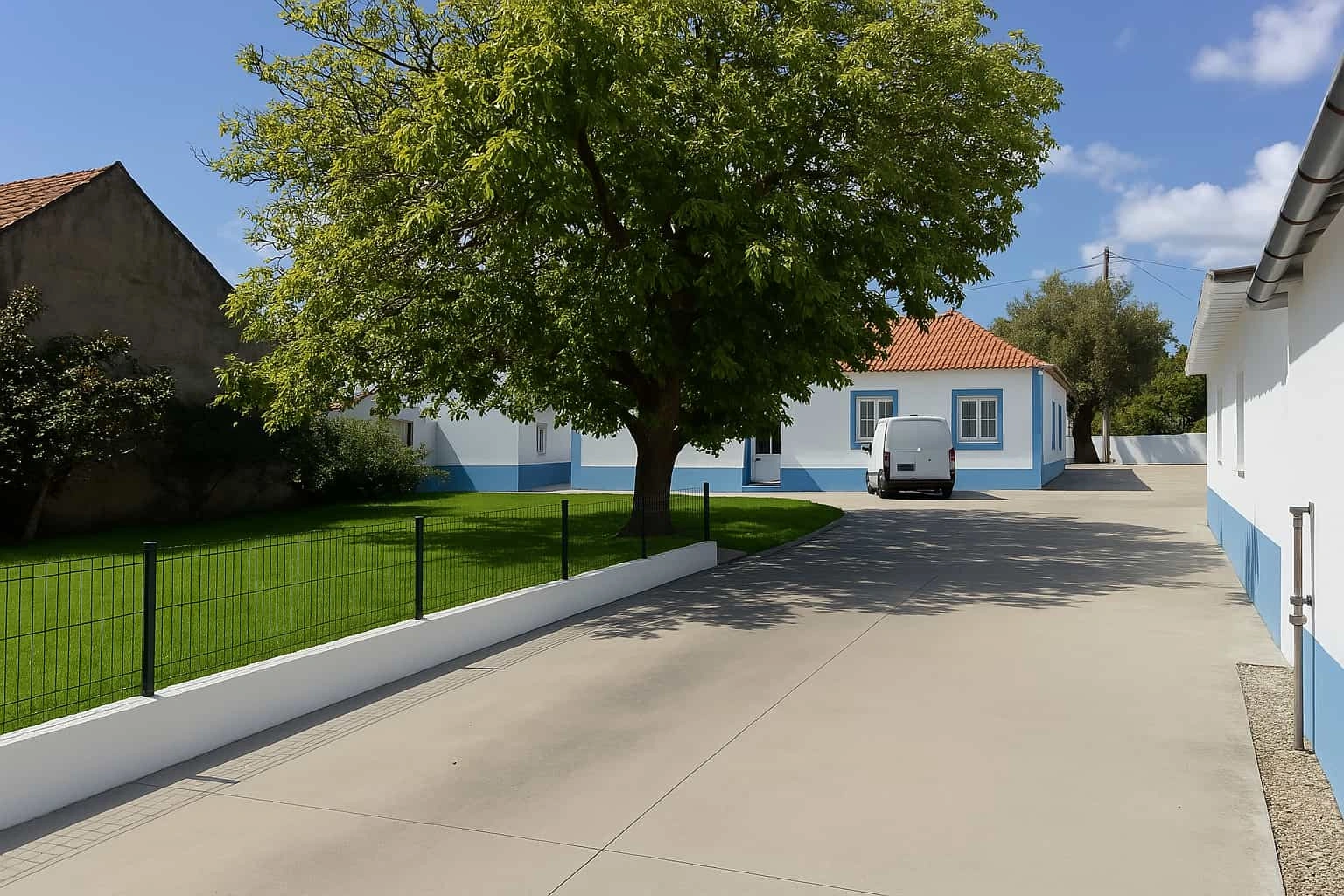 Entrada principal do Lar Sítio da Luz com ambiente natural e acolhedor