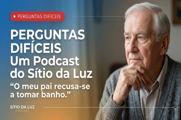 O meu pai recusa-se a tomar banho.