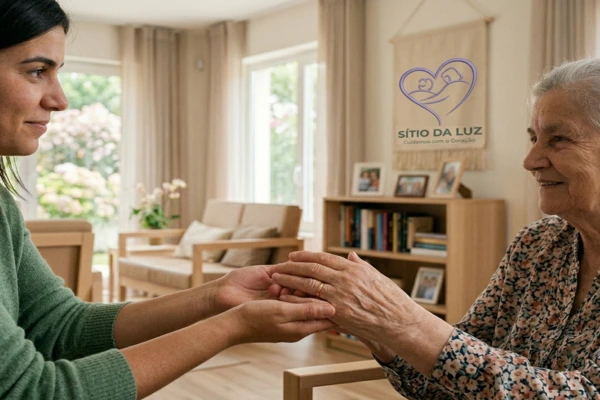 colocar idoso no lar culpa?. Sentir apoio familiar no Sítio da Luz